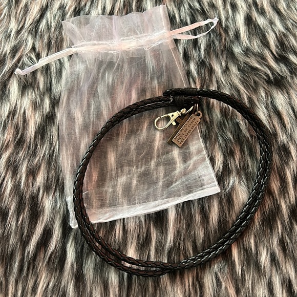 Cross Leather Wrap Bracelet - Picture 2 of 4